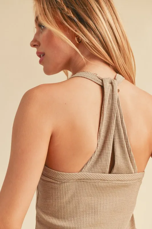 Scoop Neck Ribbed Tank, image 5