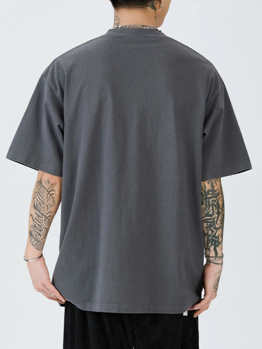 Men's Full Size Round Neck Letter Graphic T-Shirt Plus Size, image 9