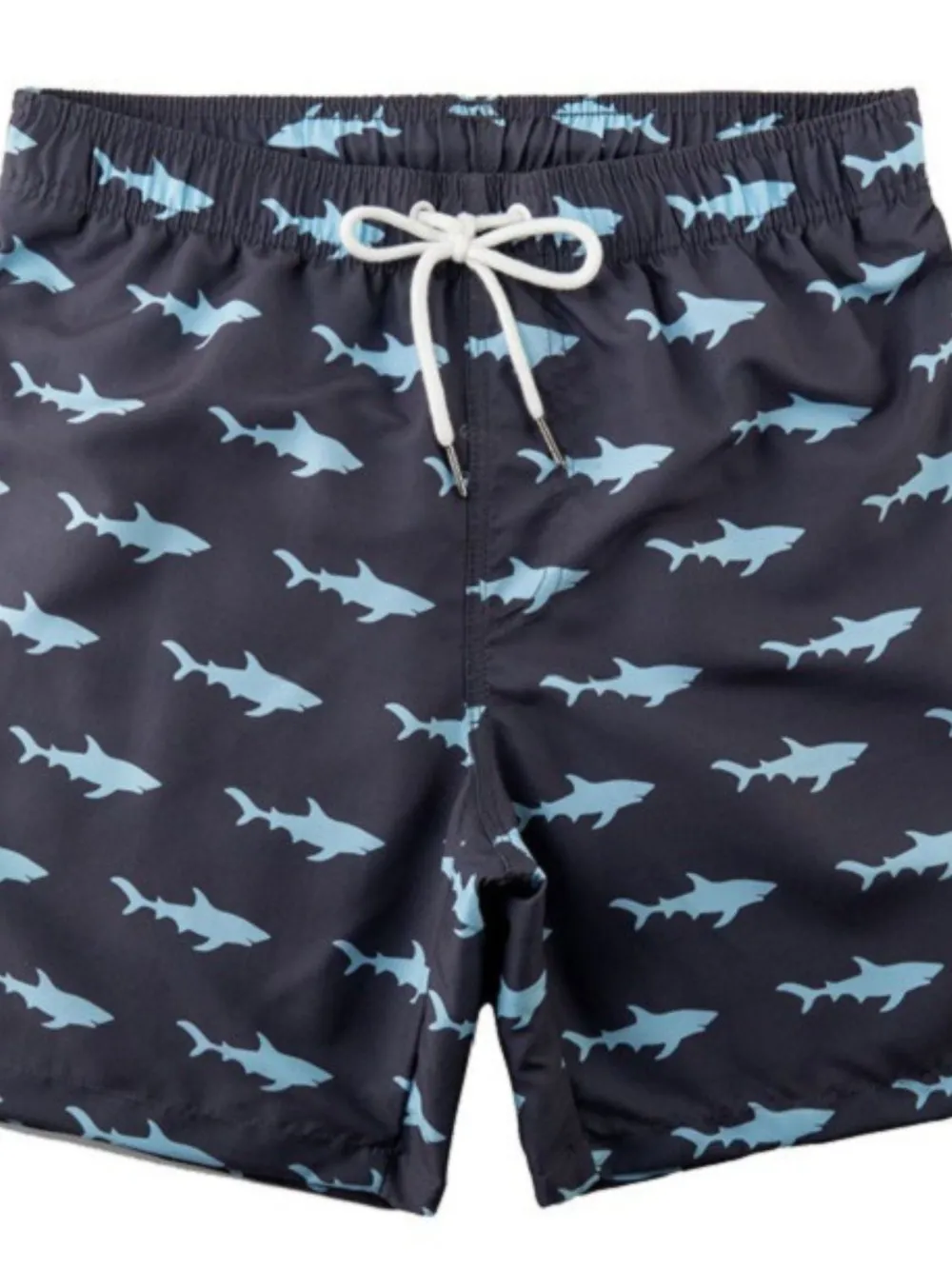 Men's Drawstring Printed Swim Shorts, image 3