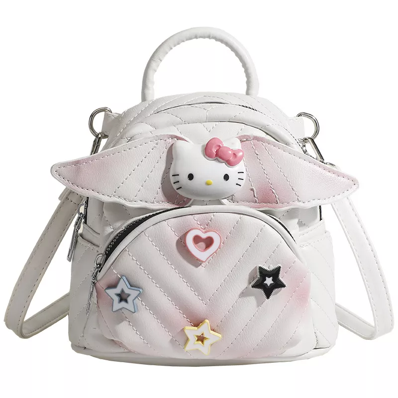 Wings Leather Backpack Bag, image 5