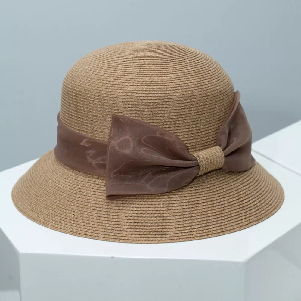 Cloche Hat with Ribbon Bow, image 4