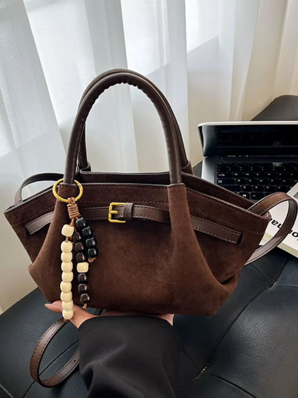 Buckle Decor Tote Bag, image 2