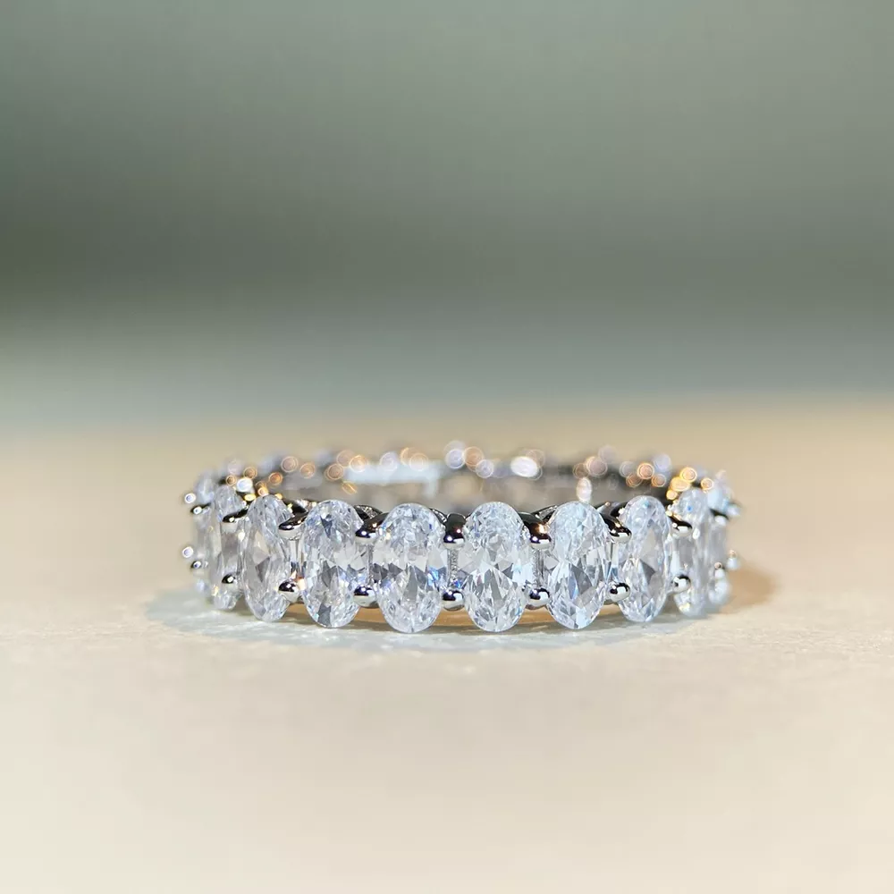 925 Sterling Silver Zircon Ring, image 4