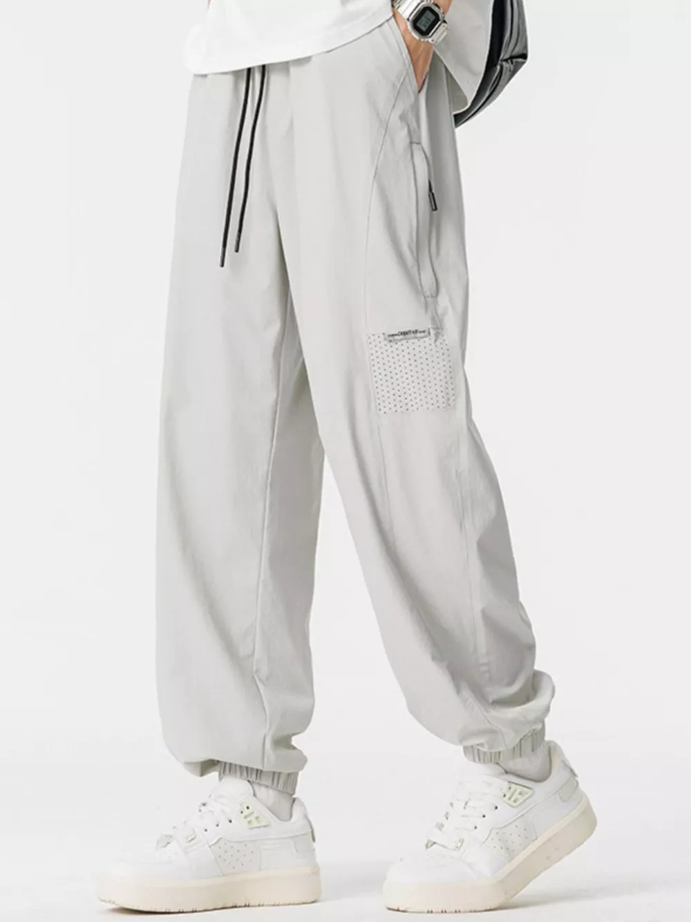 Men's Plus Size Lightweight Breathable Casual Pants, image 2