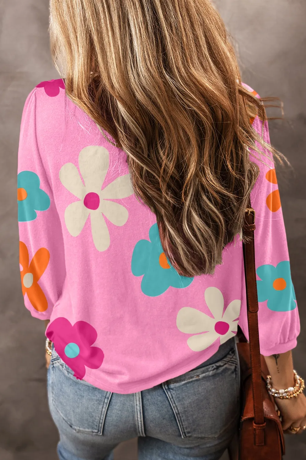 Printed Round Neck Top, image 4