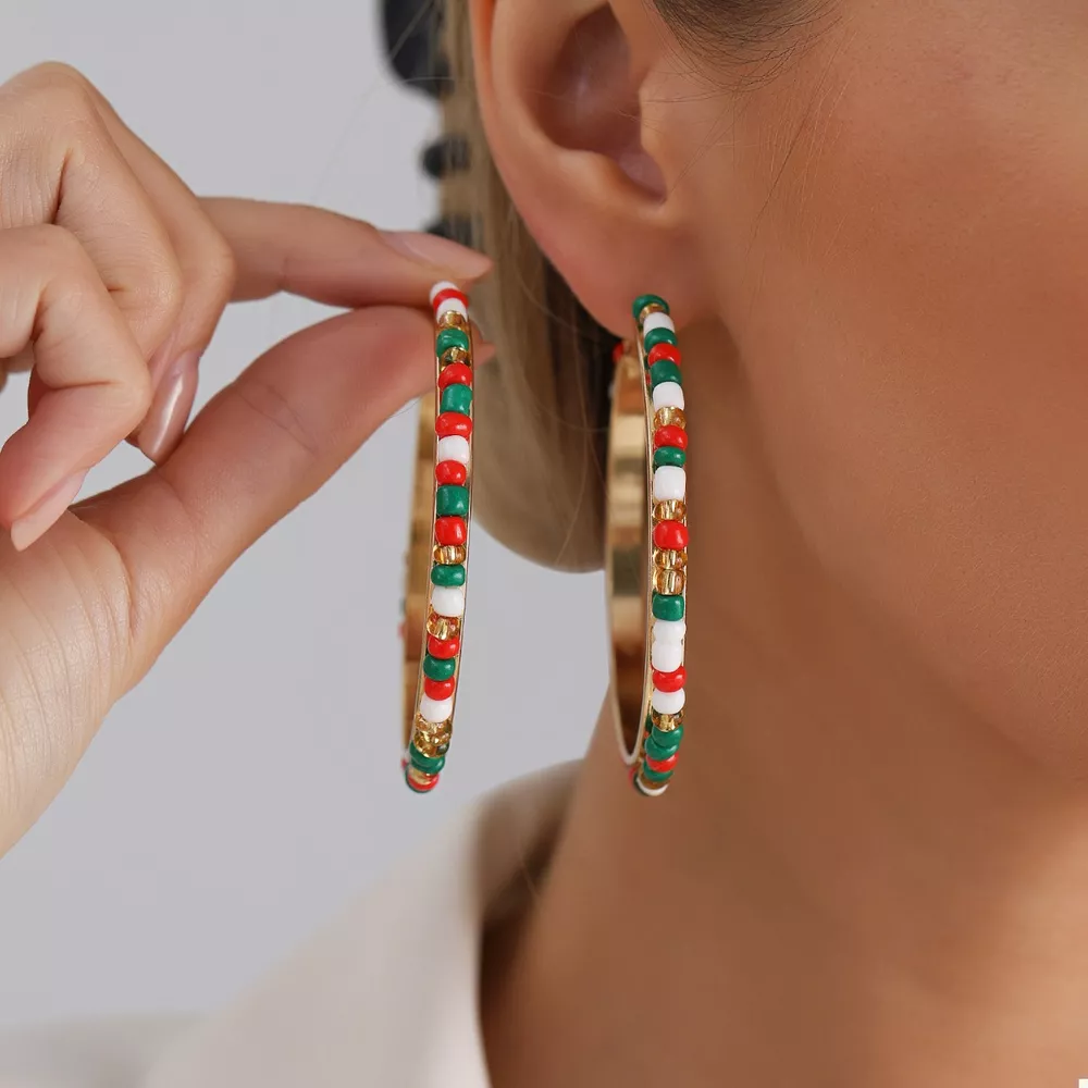 18K Gold-Plated Hoop Earrings, image 4