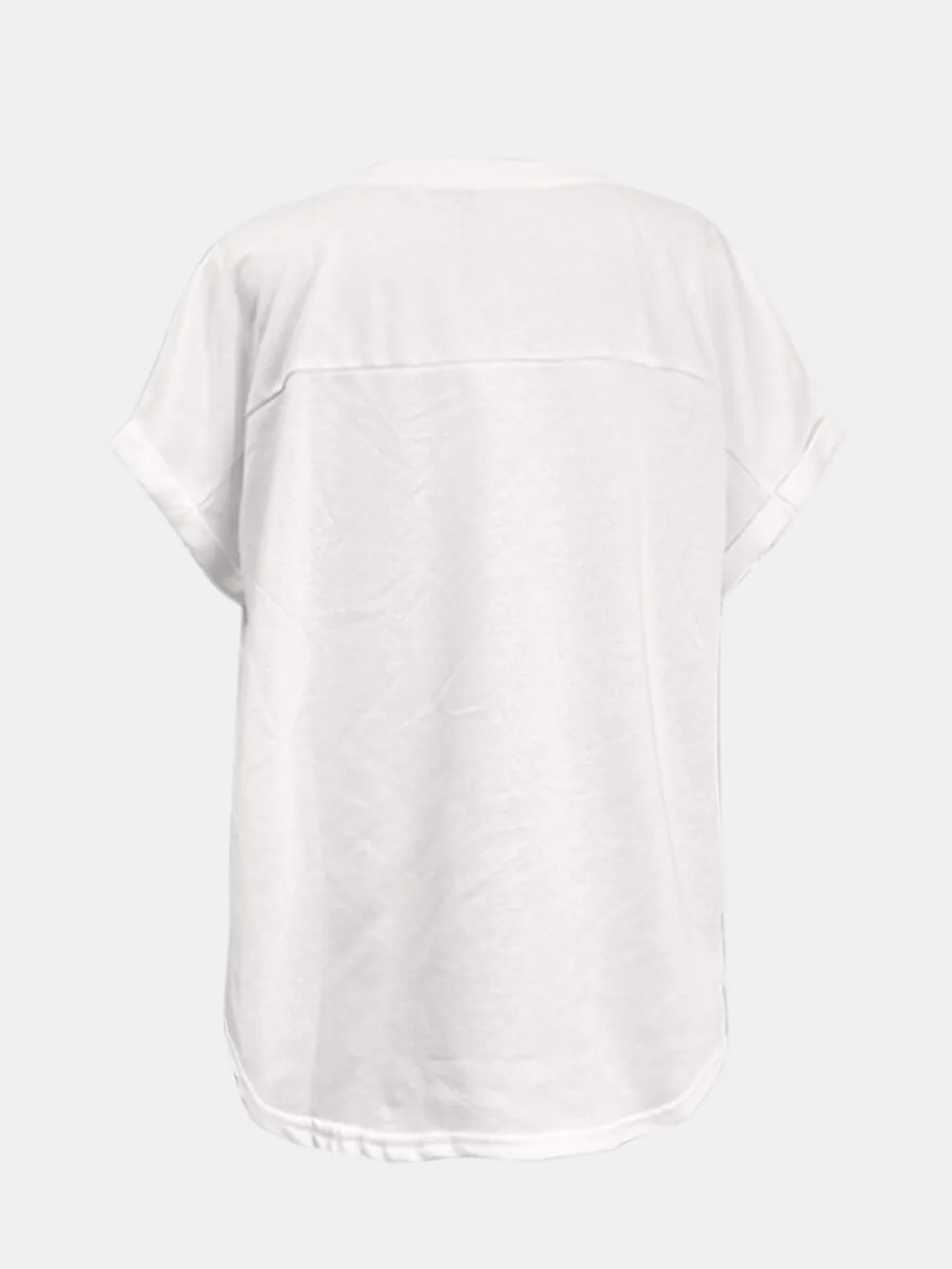 Sequin Round Neck Short Sleeve T-Shirt, image 4
