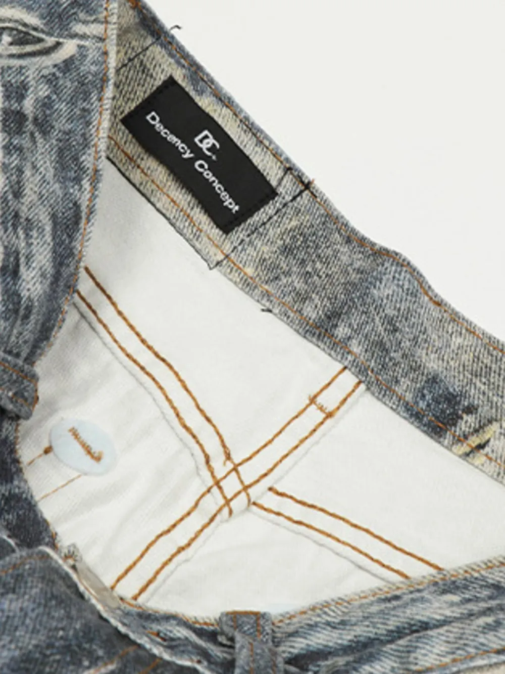 Men's Vintage Wide Leg Denim Jeans, image 7