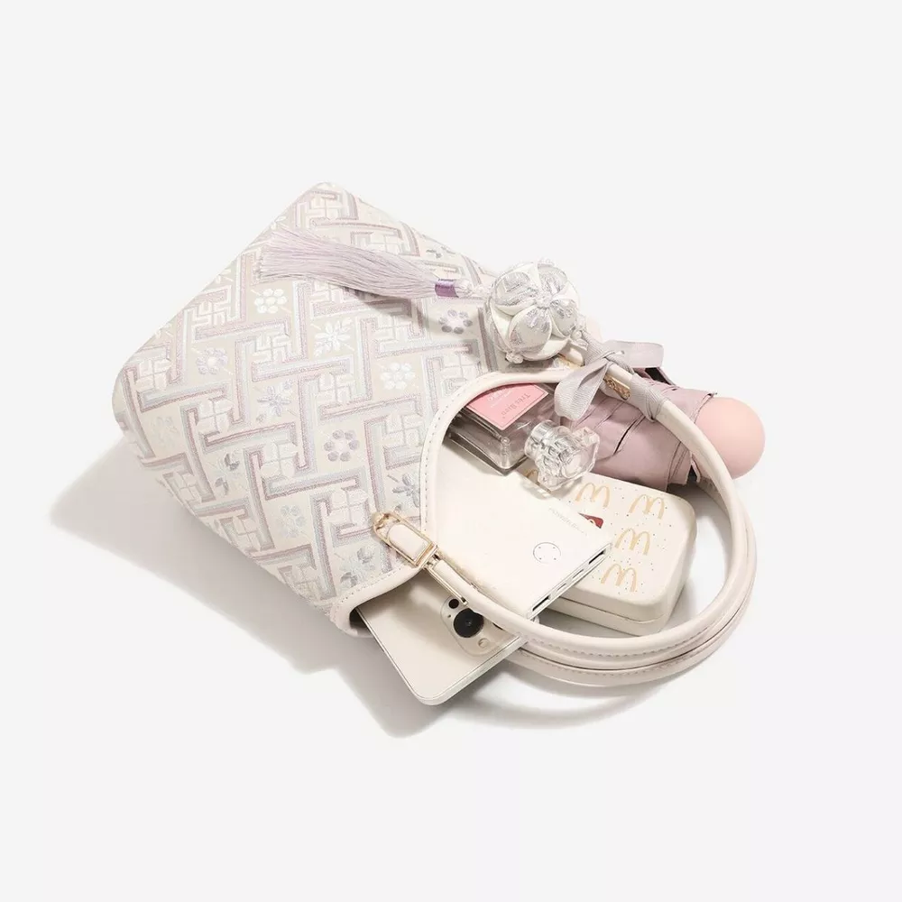 Geometric Pattern Handbag, image 5