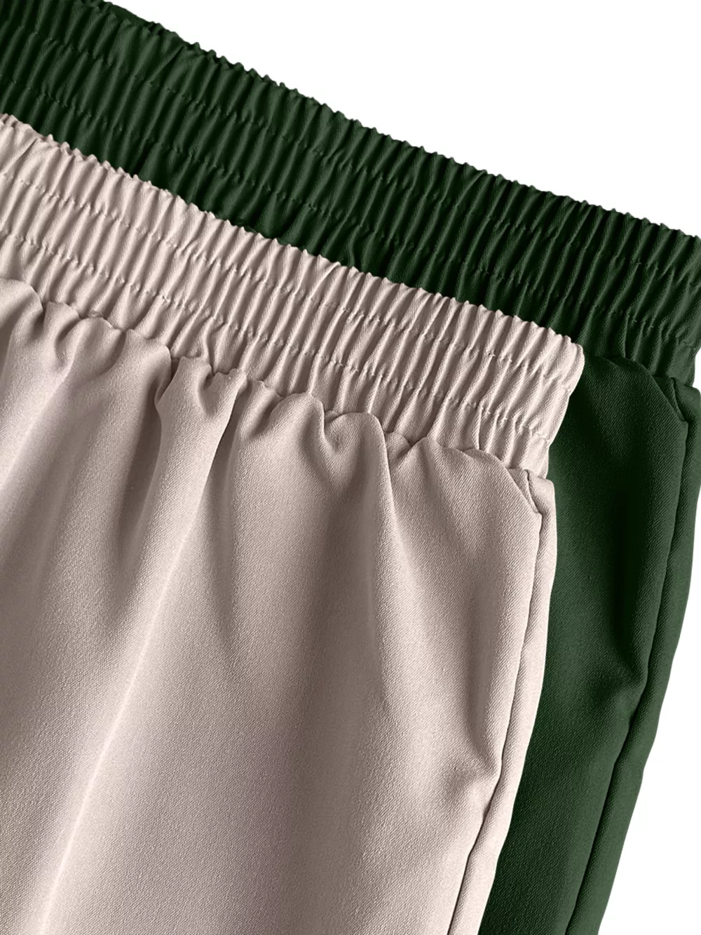 2 Piece Elastic Waist Cargo Pants, image 24