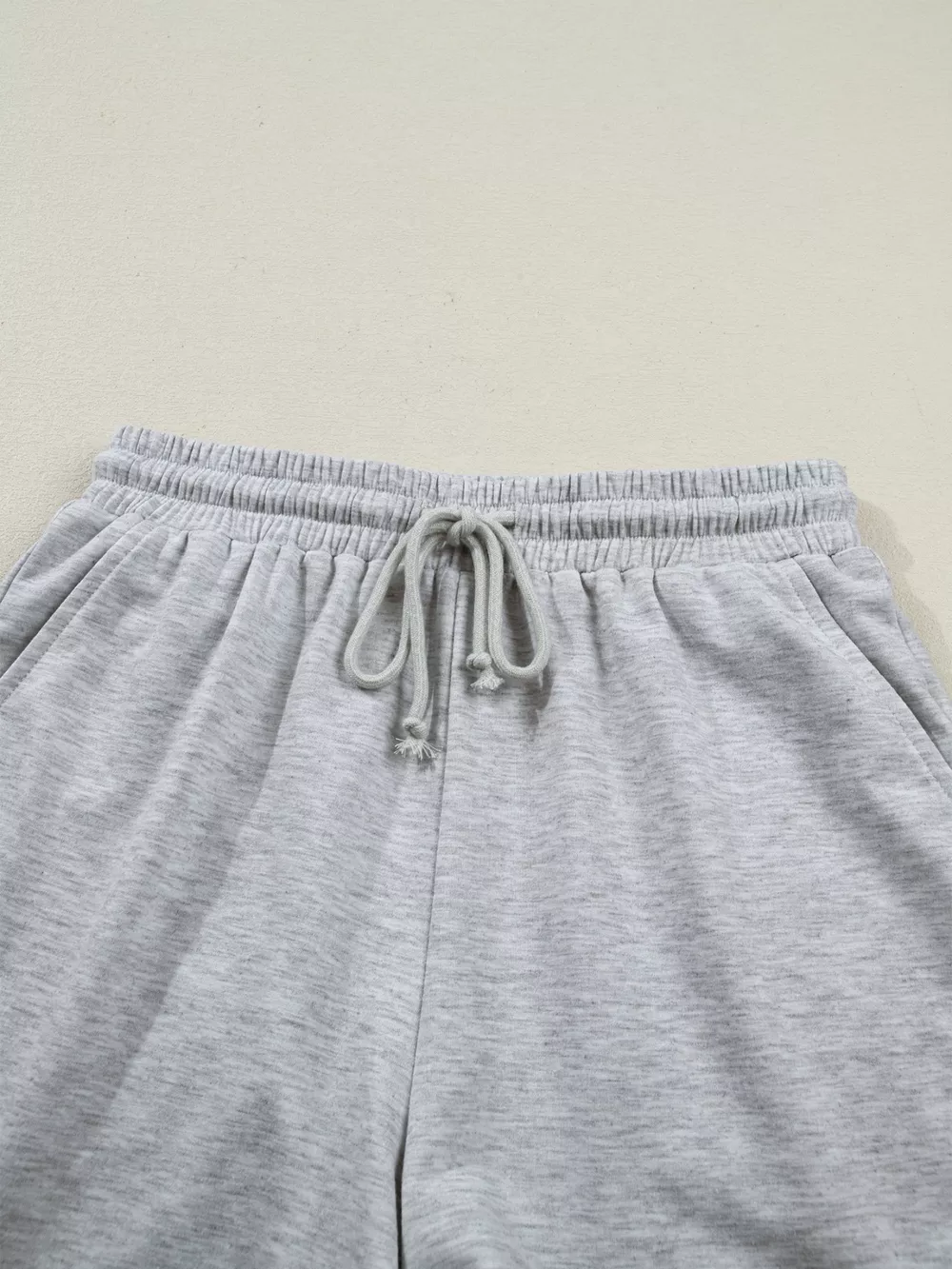 Polo Collar Short Sleeve Top and Shorts Set, image 9