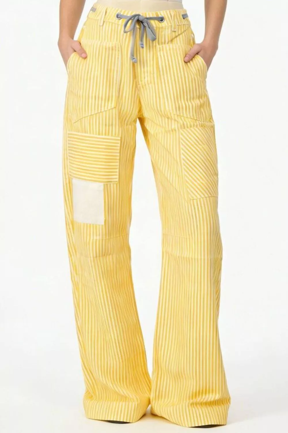 Striped Wide-Leg Pants, image 9