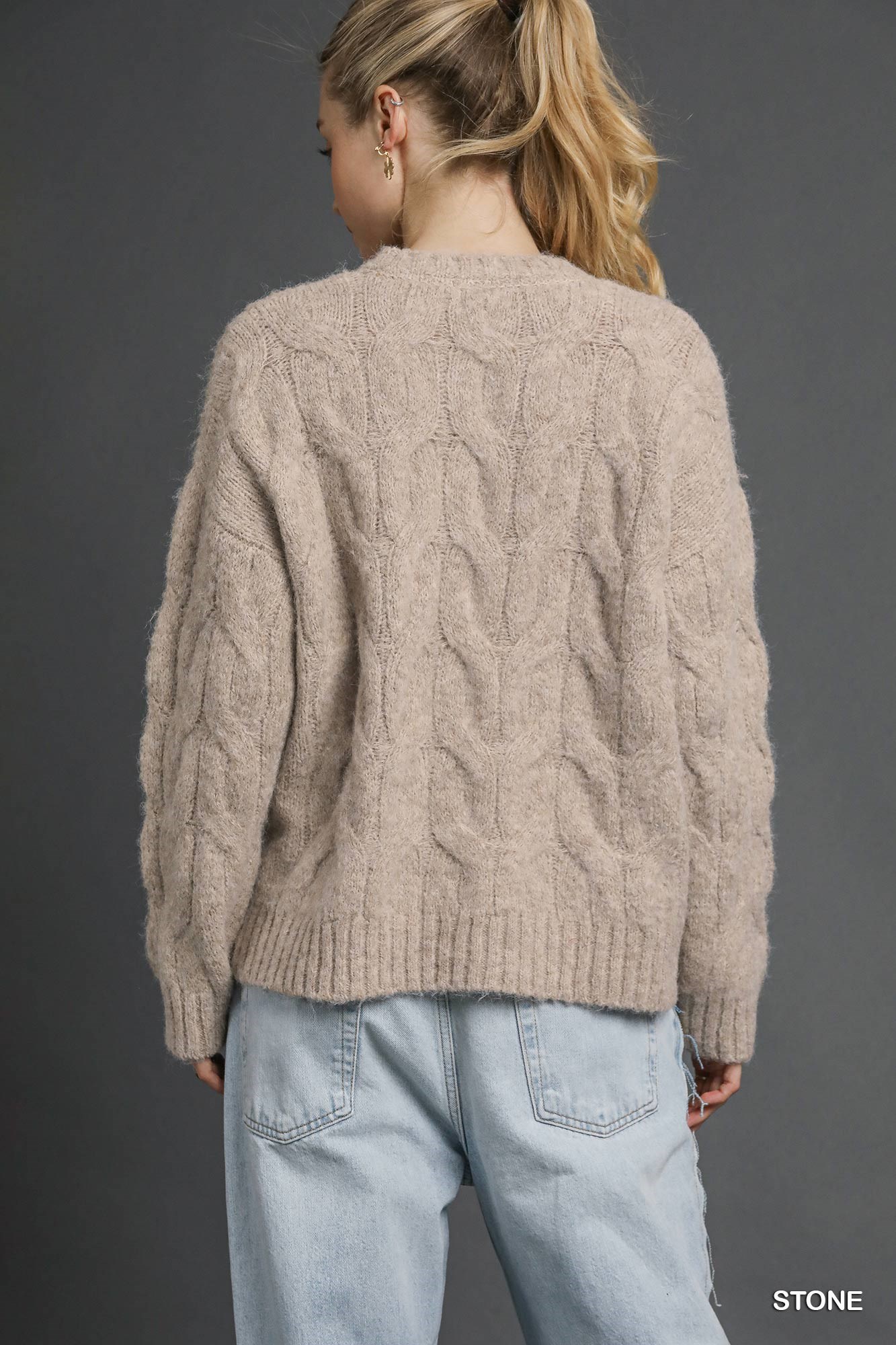 Cable Knit Cozy Sweater, image 4