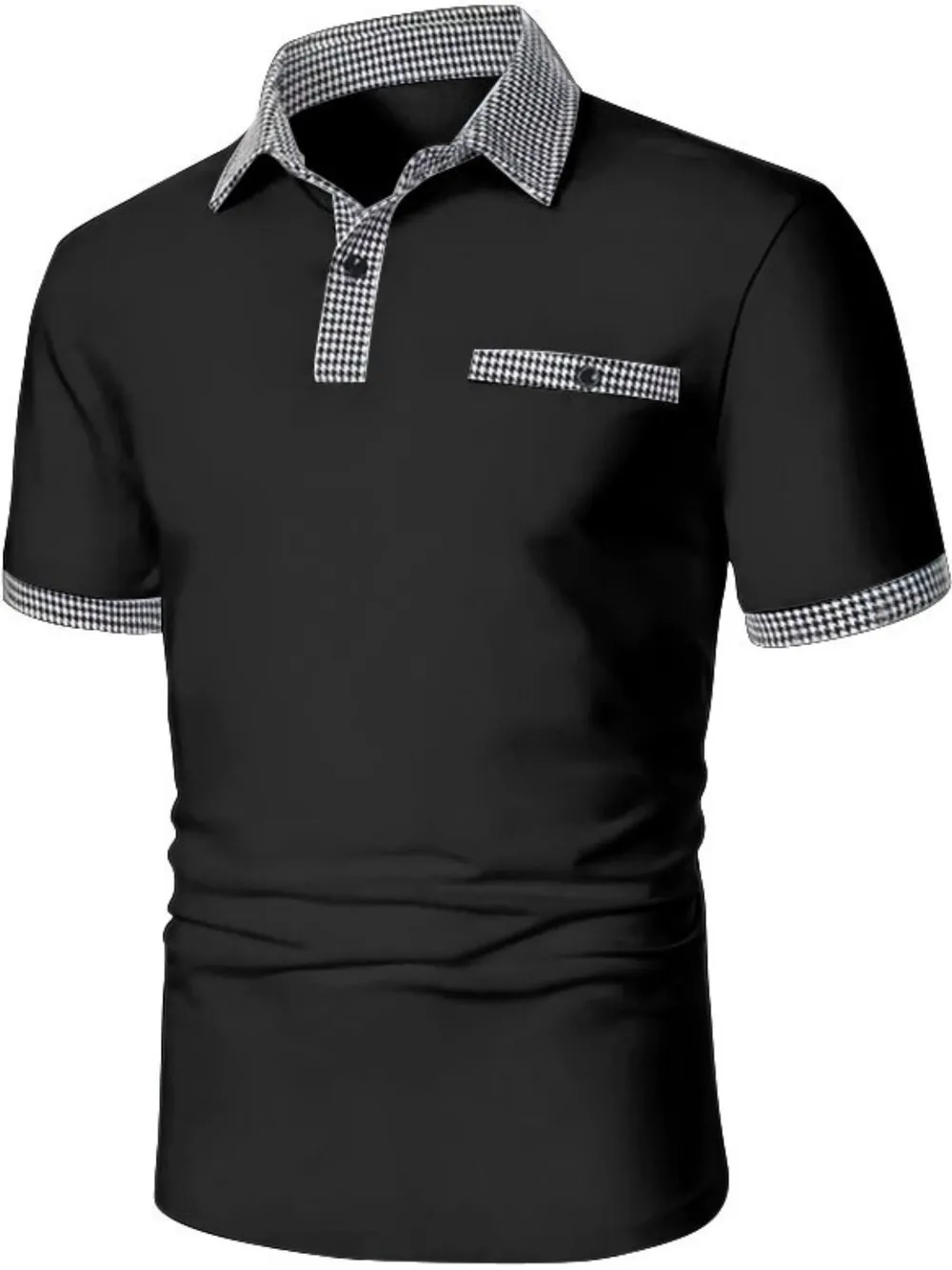 Men's Full Size Collared Neck Short Sleeve Polo Plus Size
