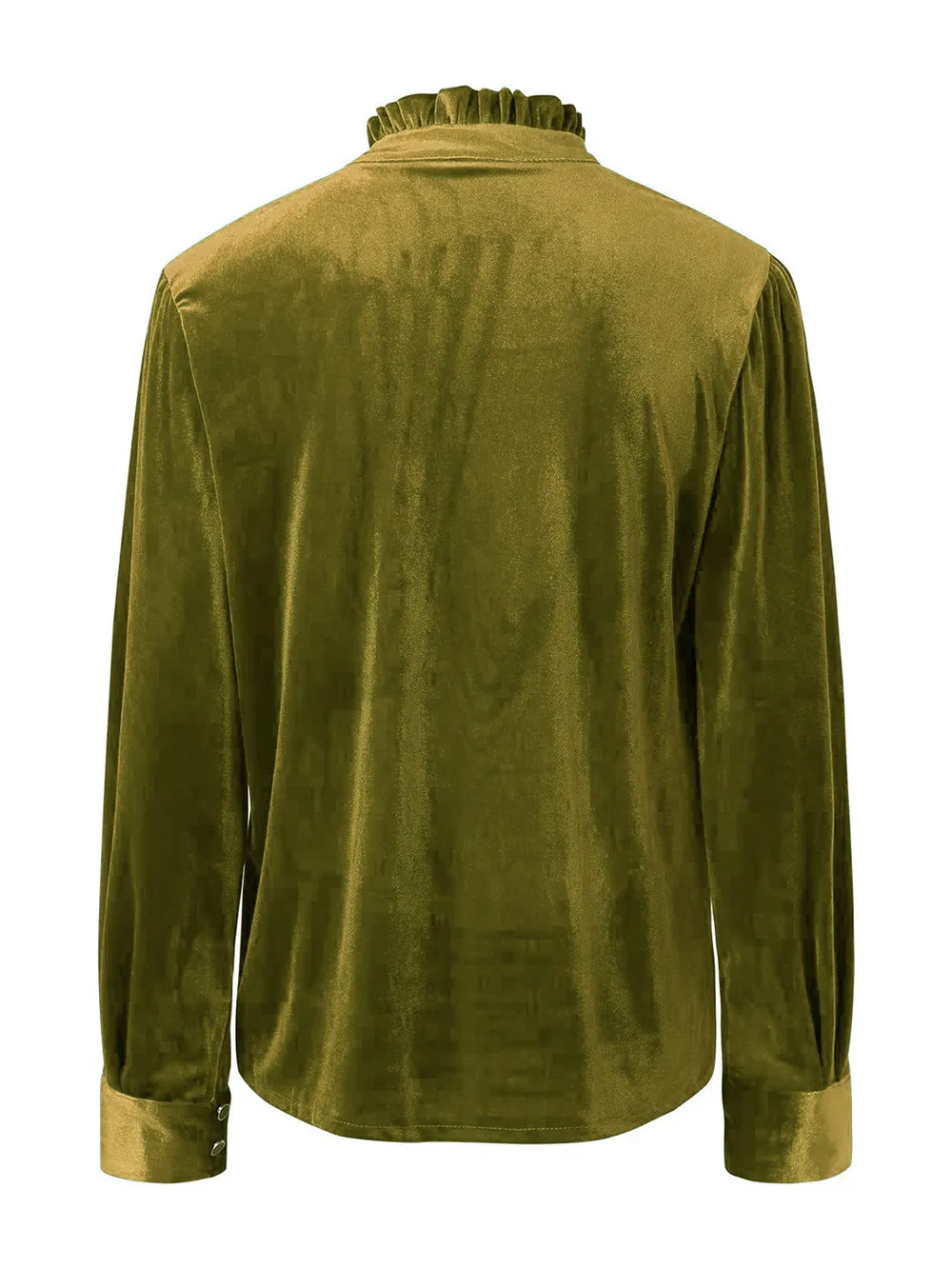Half Button Long Sleeve Blouse, image 6