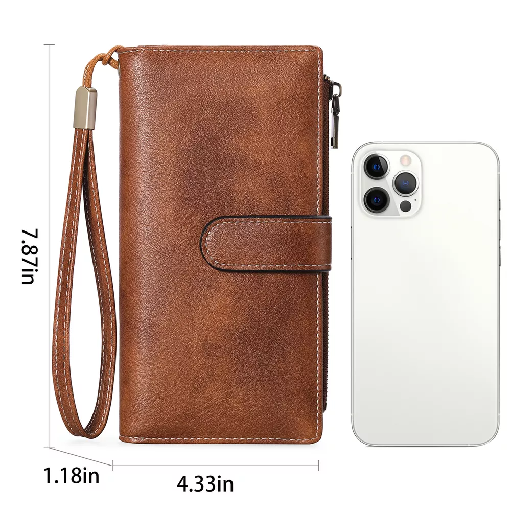 Vintage Style Leather Wallet, image 4