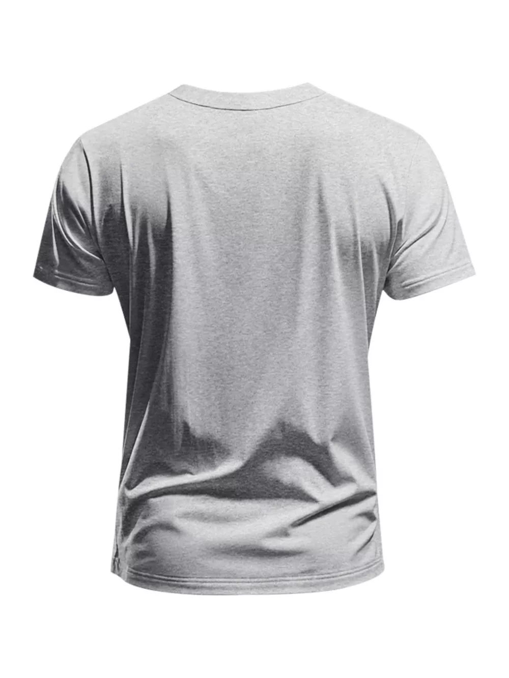 Men's Full Size Slim Fit V-Neck Basic T-Shirt Plus Size, image 18