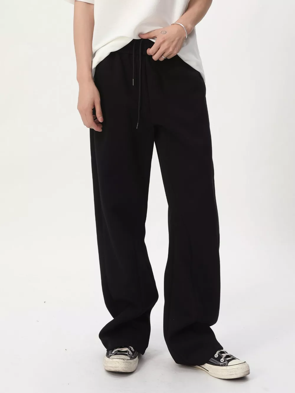 Men's Loose Fit Drawstring Pants, image 2