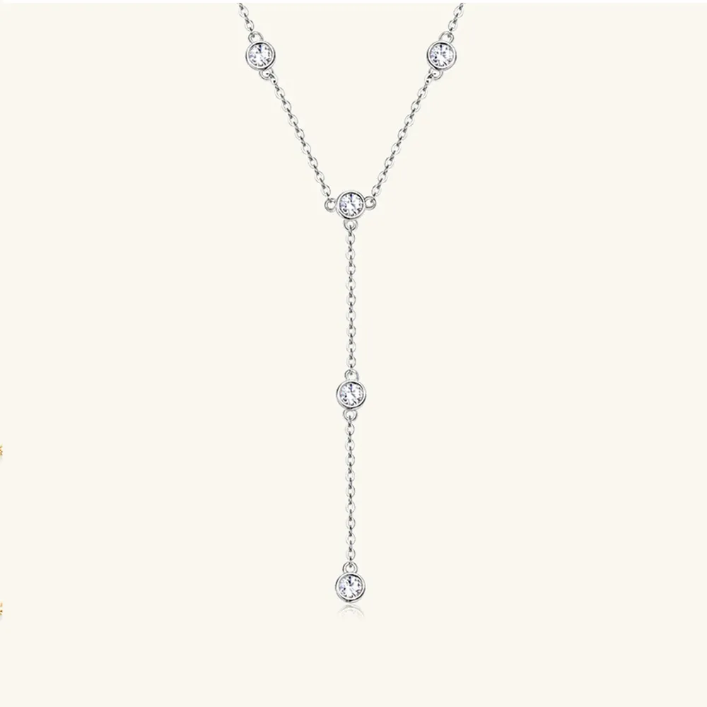 1.1 Carat Moissanite 925 Sterling Silver Necklace, image 5