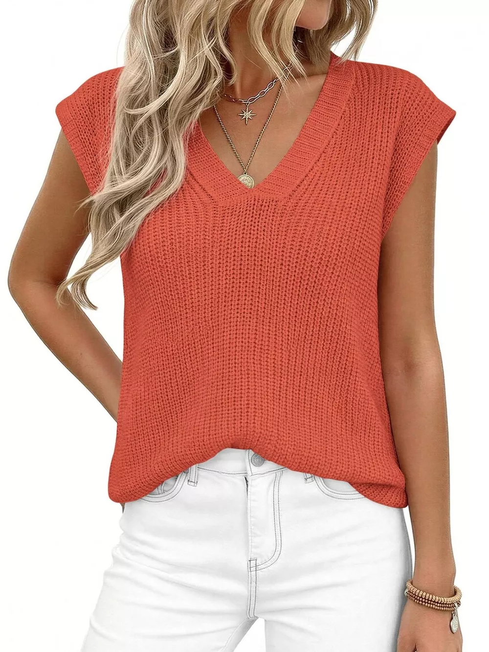 V-Neck Sweater Vest, image 15