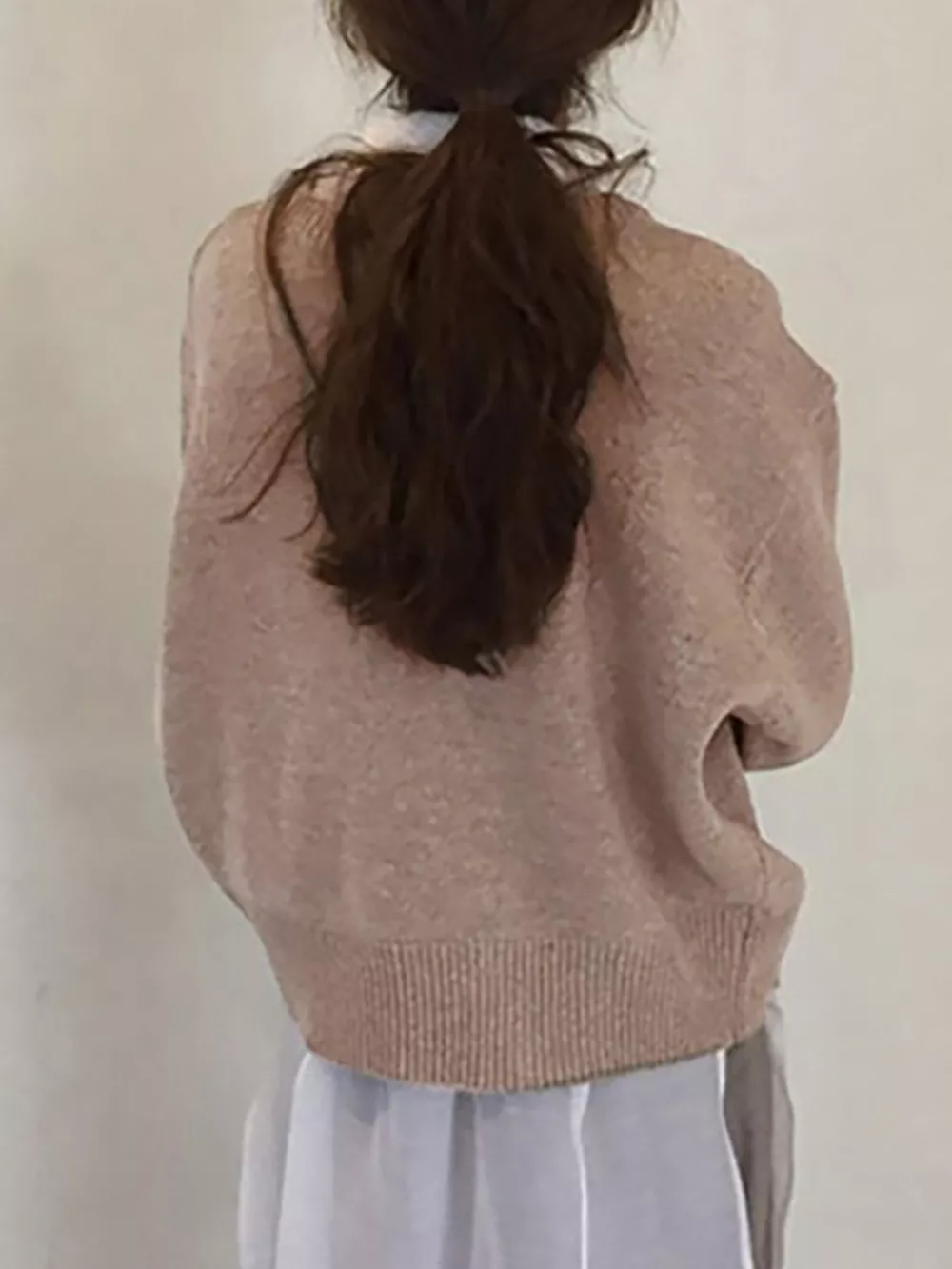 Asymmetric Button-Down Sweater, image 7