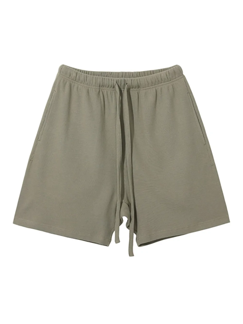 Men's Drawstring Waffle Shorts with Pockets, image 5