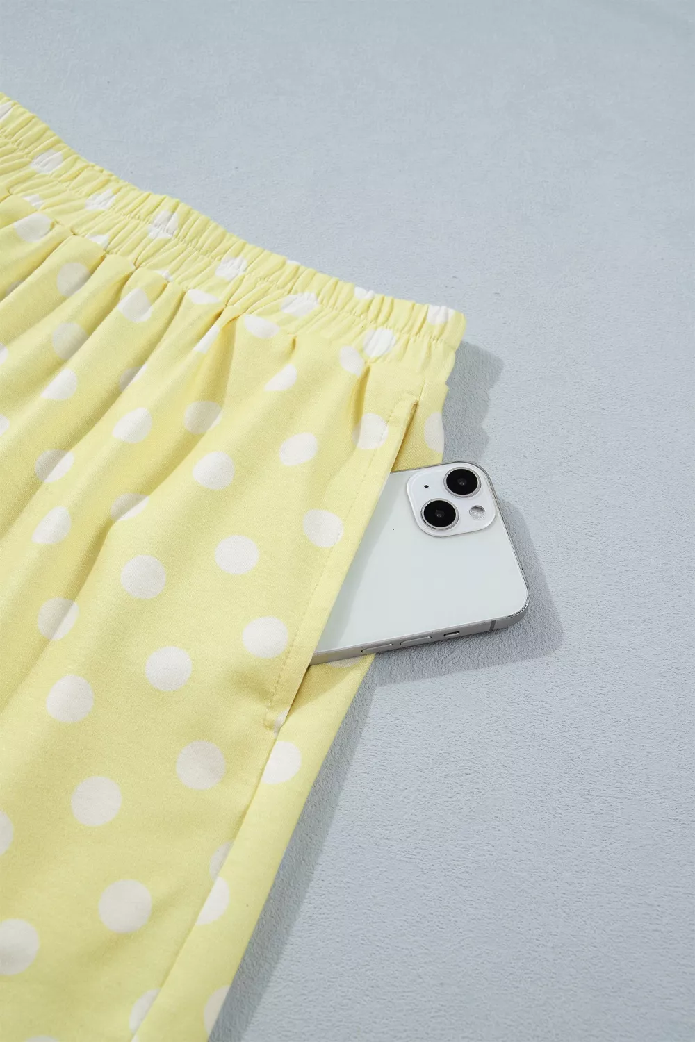 Polka Dot Short Sleeve Top and Shorts Set, image 16