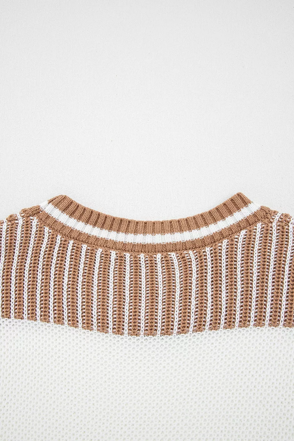 Striped Knit Long Sleeve Sweater, image 10