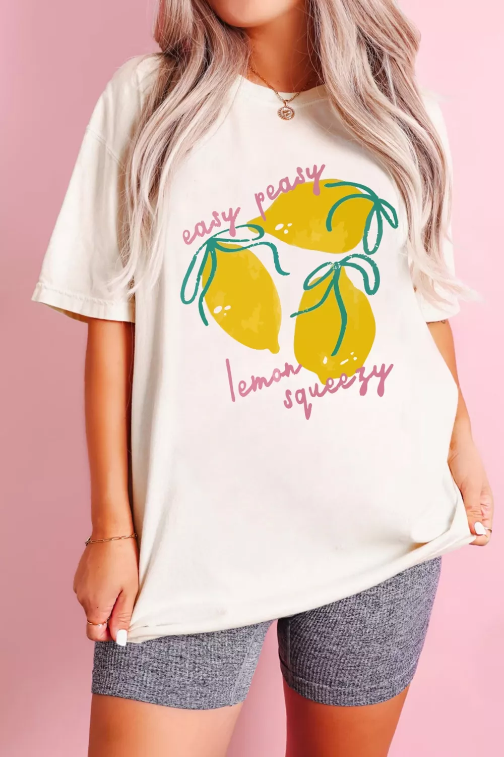 Easy Peasy Lemon Squeezy Graphic Tee, image 6