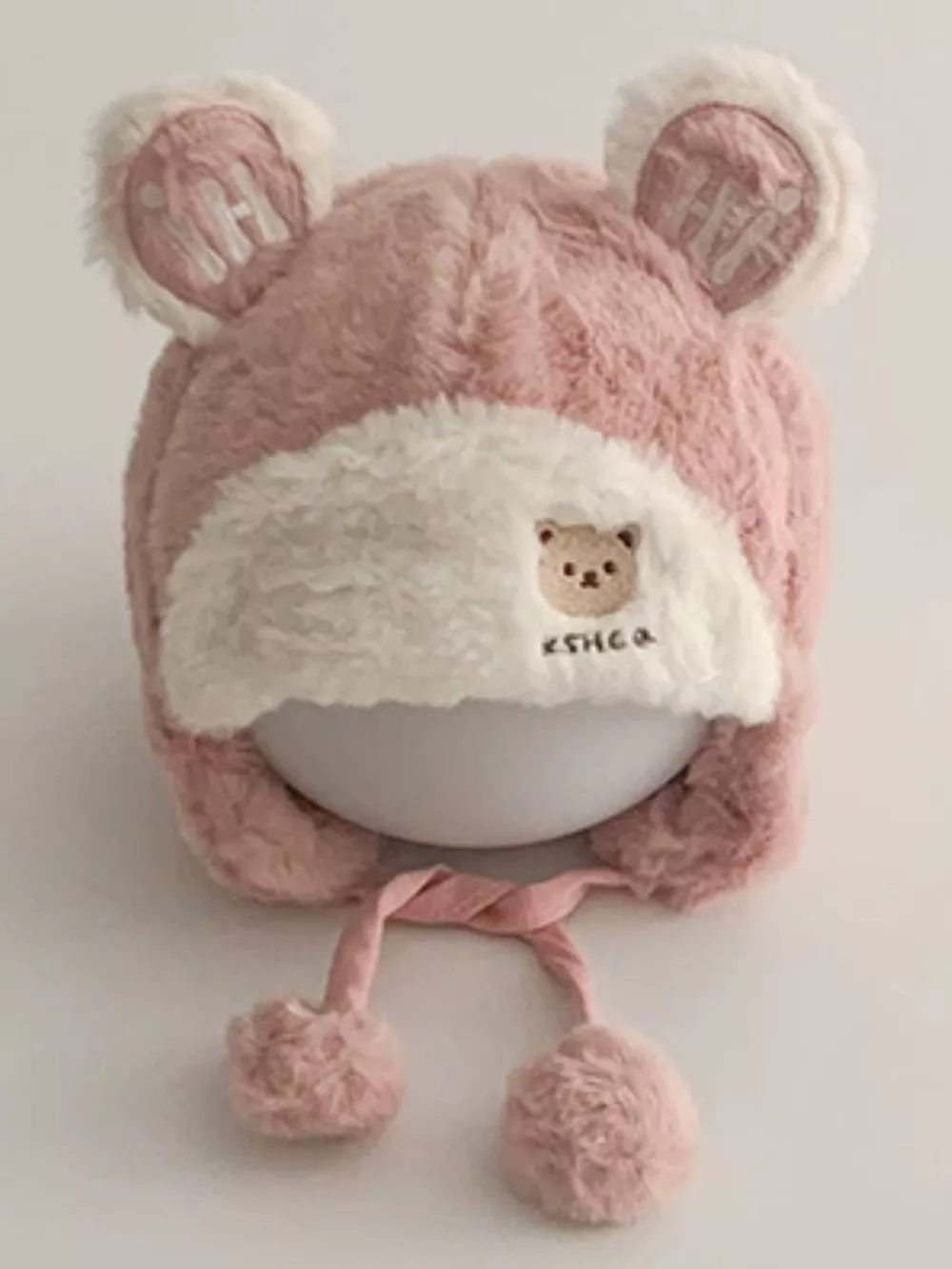 Children's Bear Ear Fluffy Hat, image 10