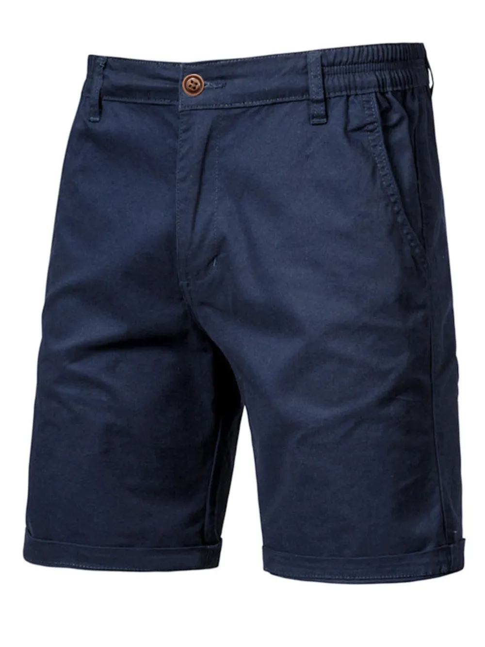 Men's Elastic Waist Shorts with Pockets, image 12