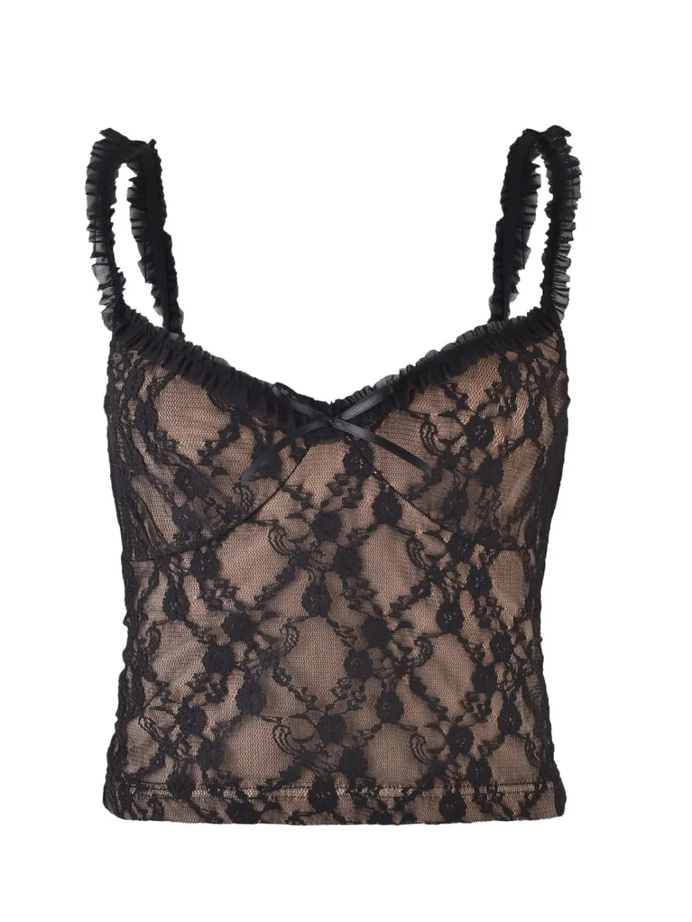 Lace Sweetheart Neck Cami, image 7