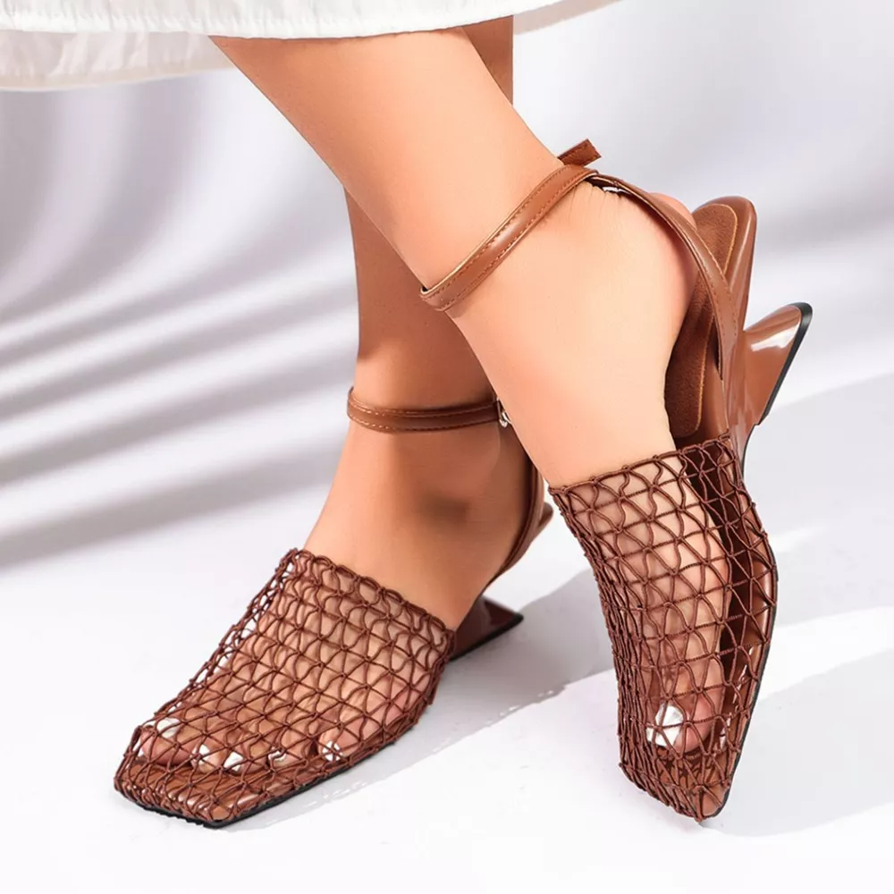 Ankle Strap Heeled Sandals, image 6