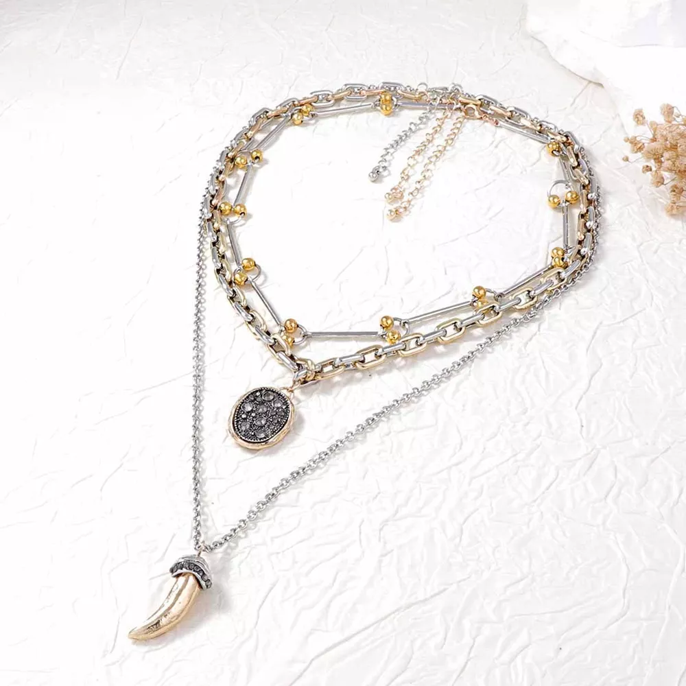 3 Piece Chain Pendant Necklace, image 7