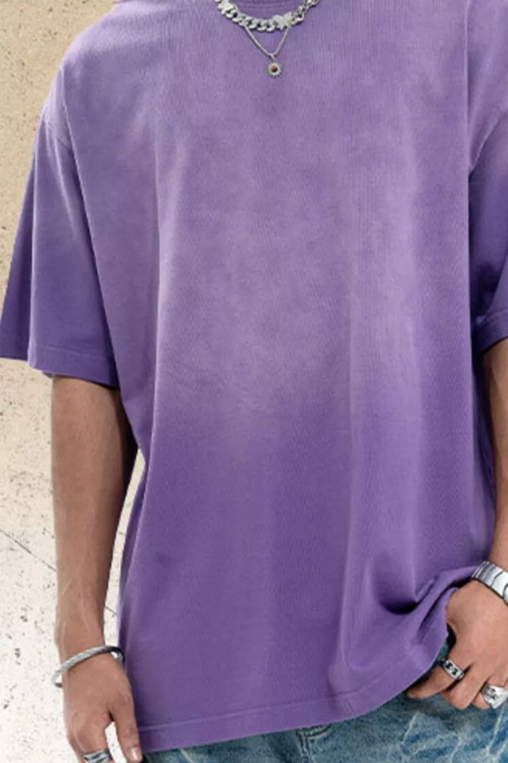 Men's Vintage Washed Oversized T-Shirt, image 2