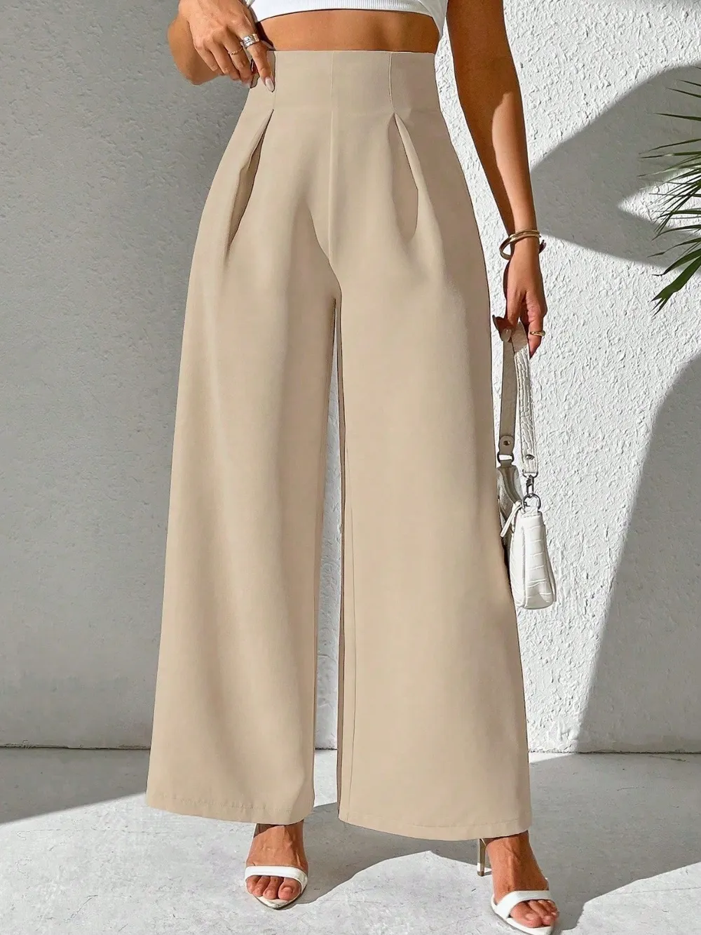 Wide Leg High Waist Pants, image 12