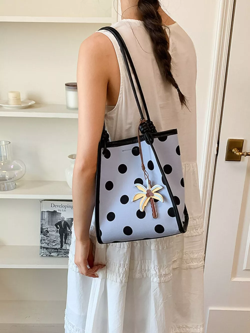 Polka Dot Shoulder Bag, image 10