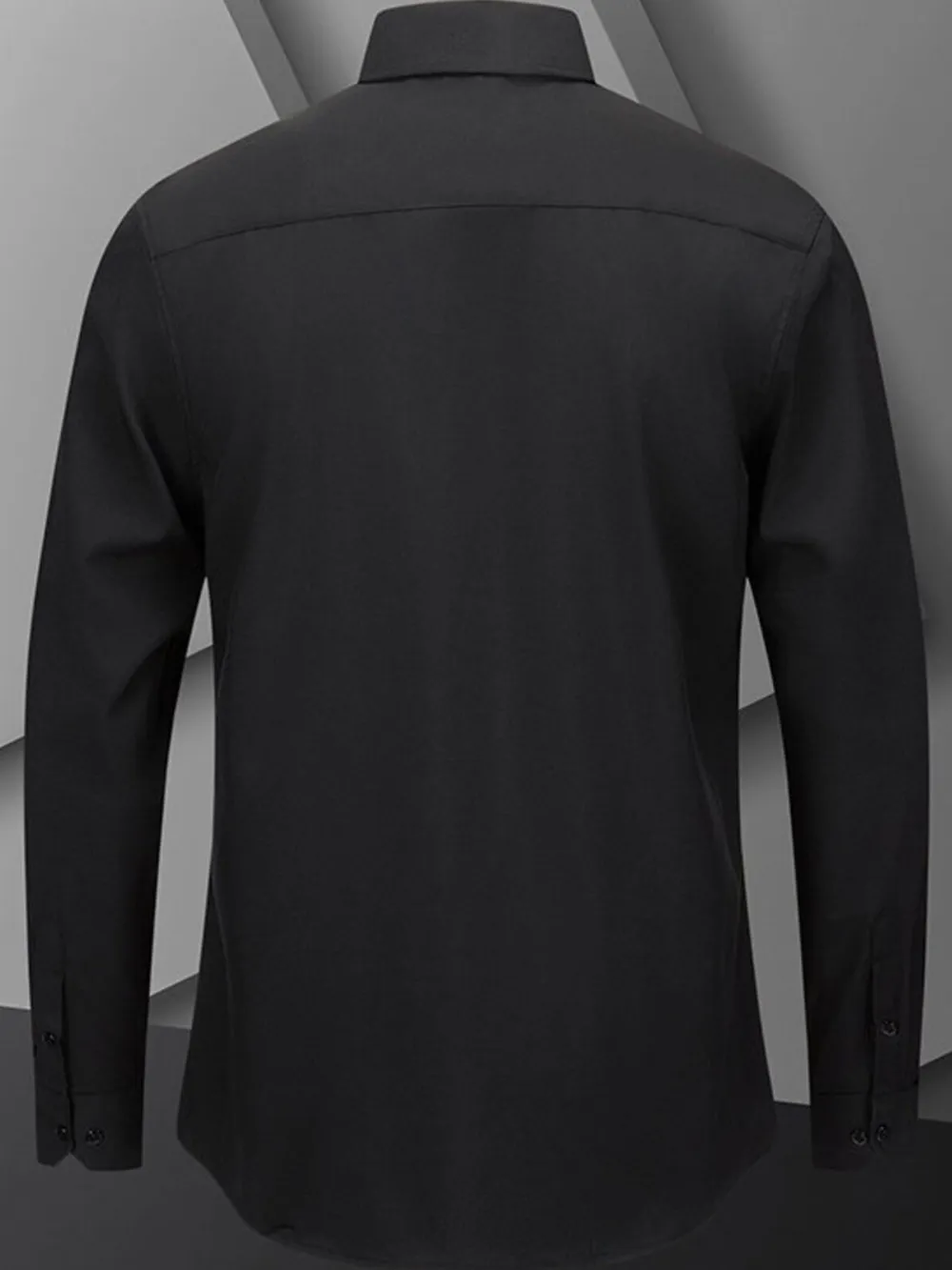 Men's Full Size Button Up Long Sleeve Shirt Plus Size, image 3