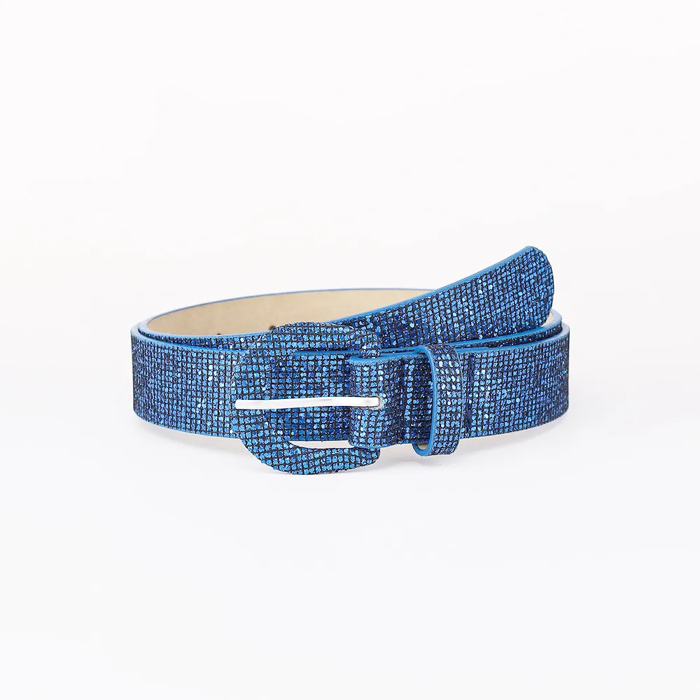 Sequin PU Leather Belt, image 5