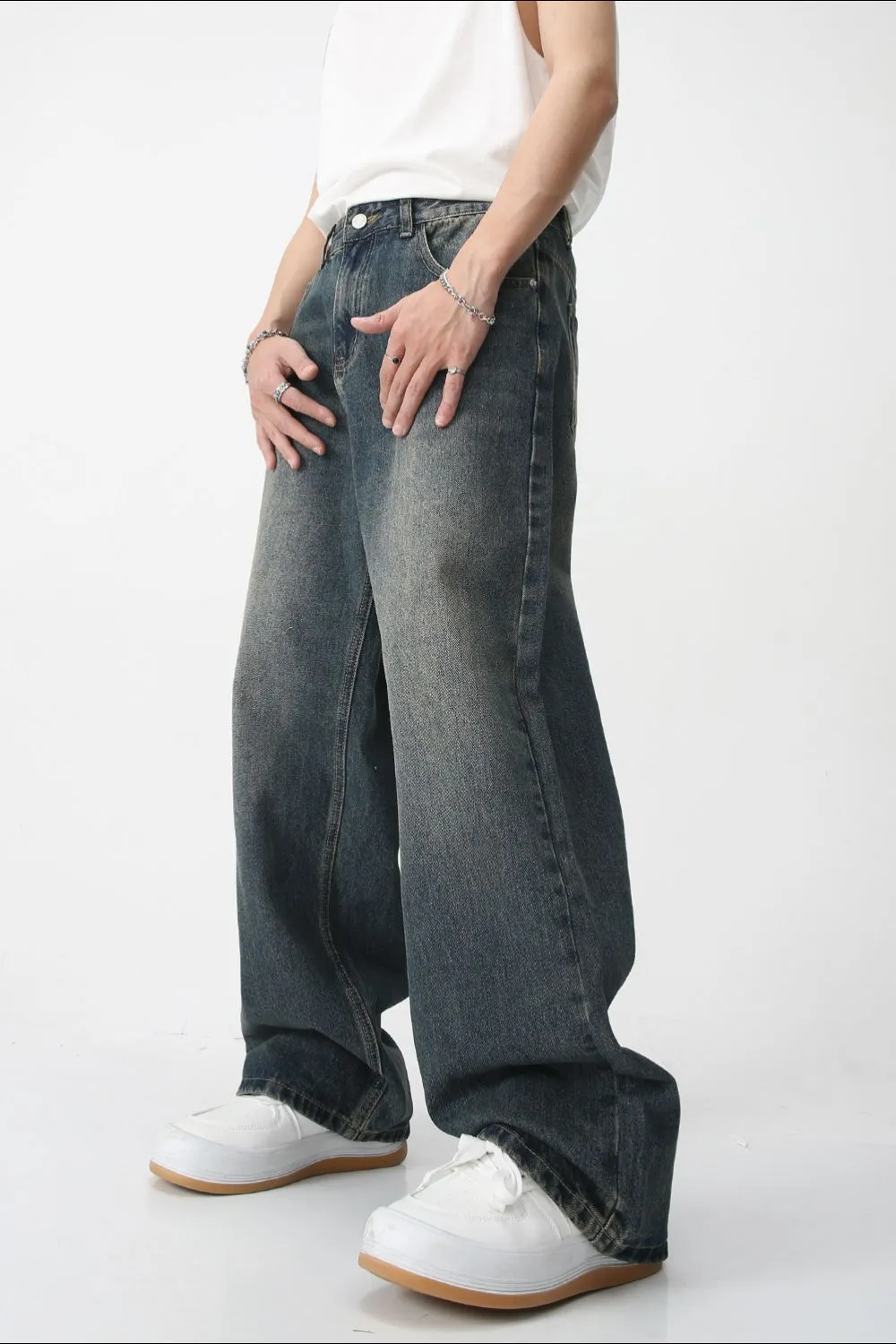 Baggy Jeans with Pockets, image 4