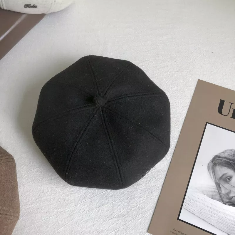 Solid Color Beret Hat, image 8