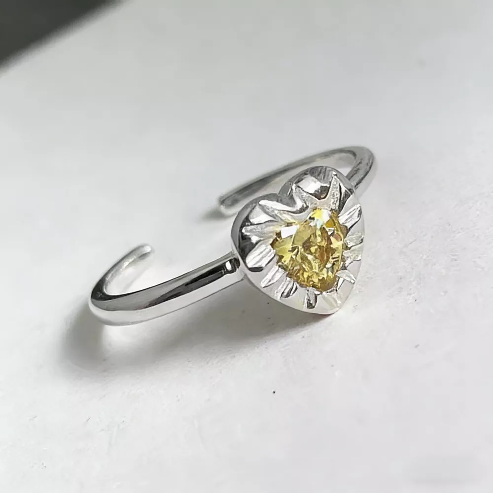 Heart-Shaped Open Ring, image 5