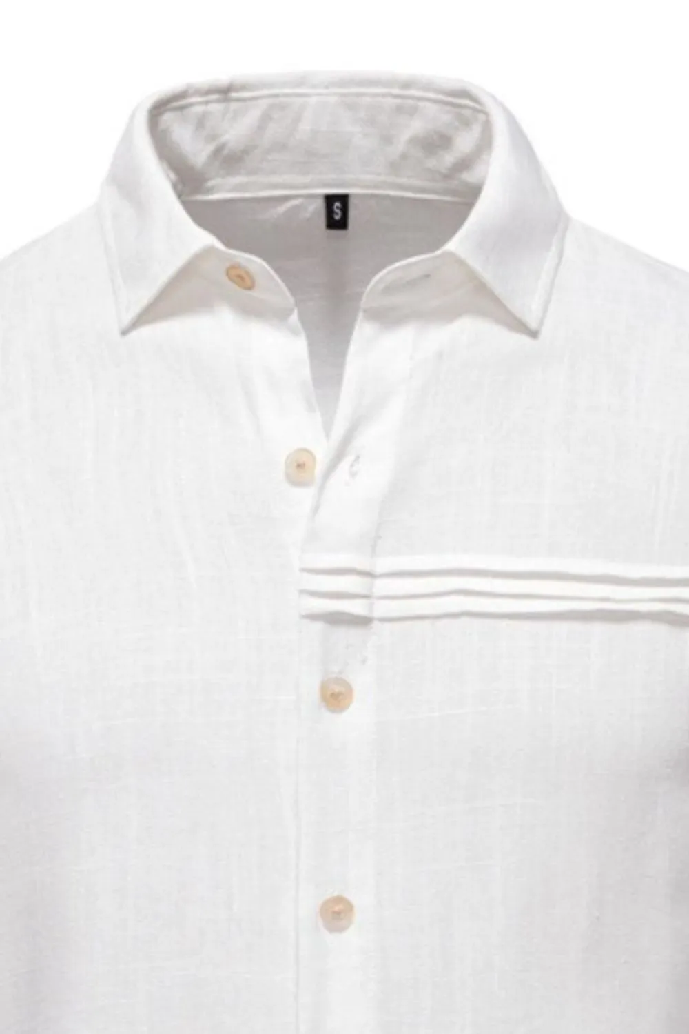 Men's Button Down Collared Neck Shirt, image 5