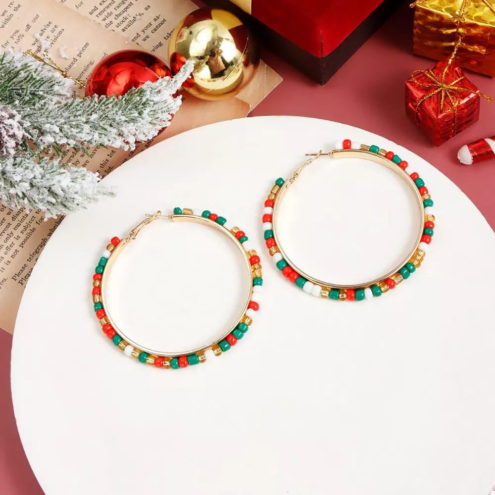 18K Gold-Plated Hoop Earrings, image 2