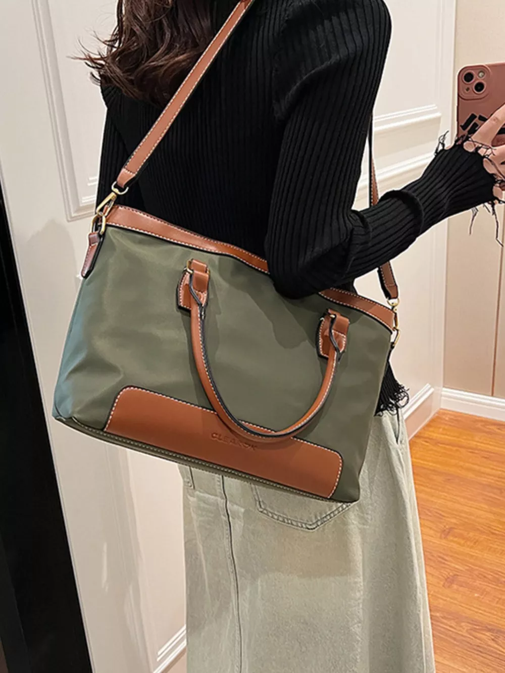 PU Leather Tote Bag, image 3