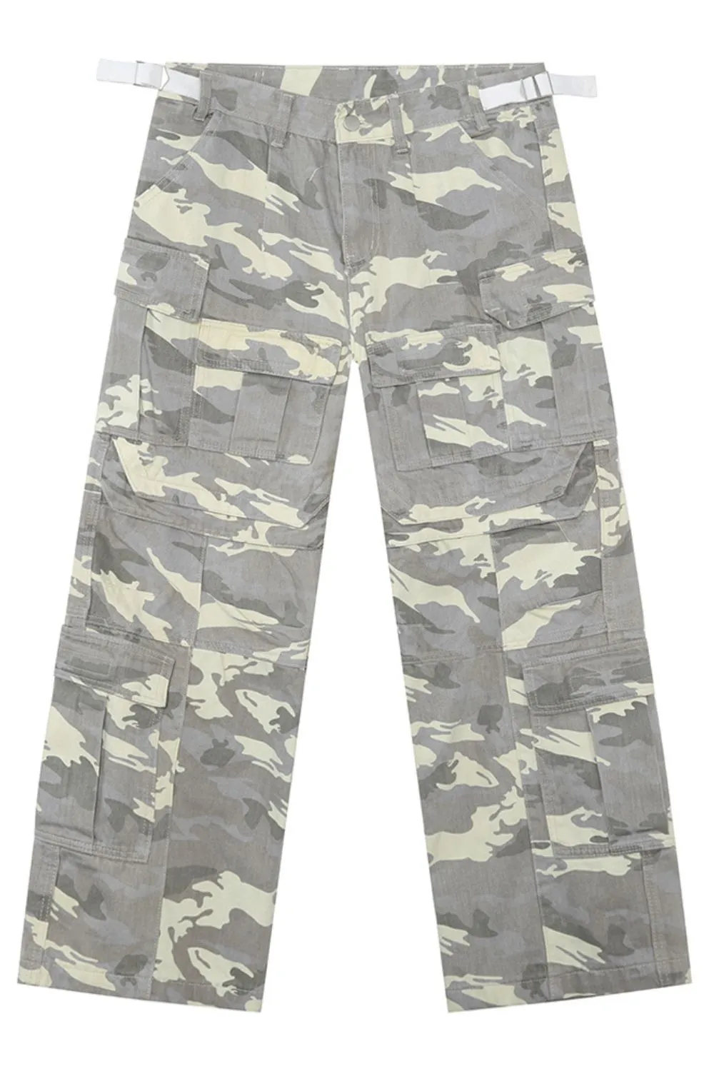 Men's Camouflage Straight Cargo Jeans, image 5