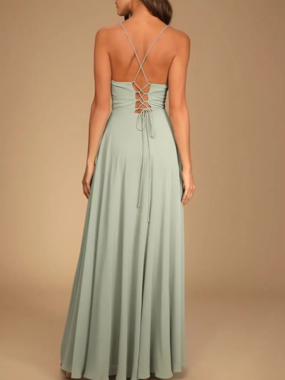 Slit Cowl Neck Maxi Dress, image 6