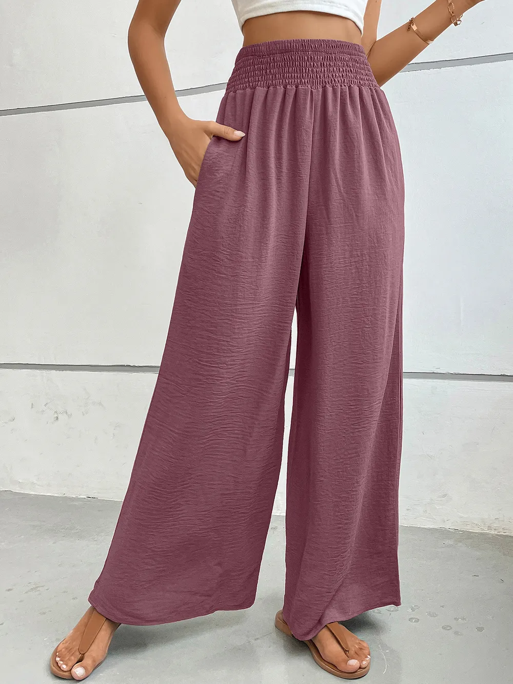 High-Waisted Wide Leg Pants, image 19