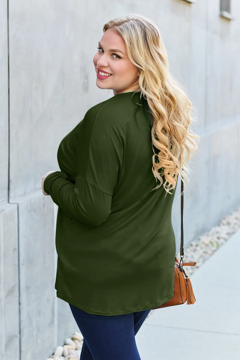 Full Size Round Neck Dropped Shoulder T-Shirt, image 25