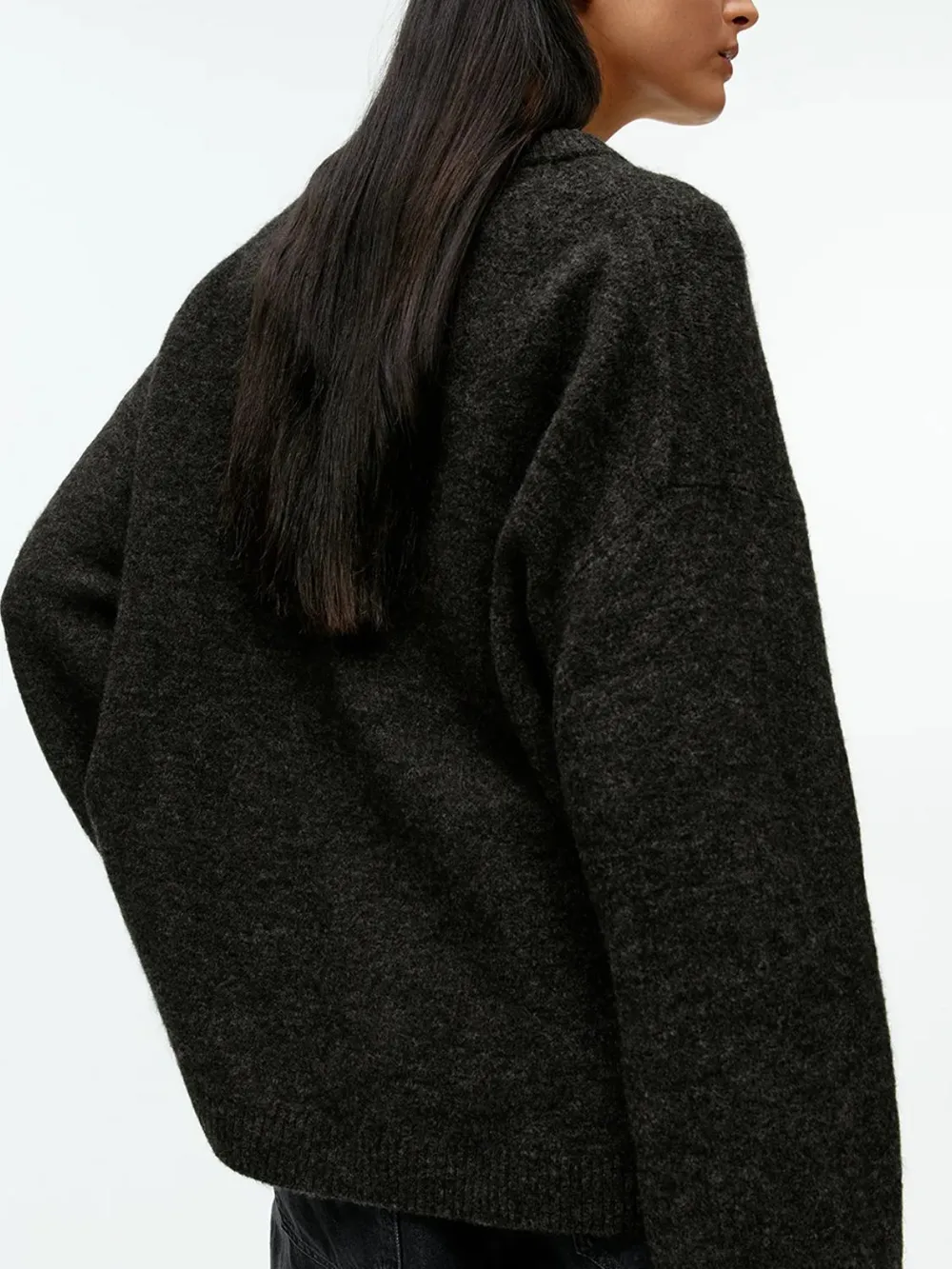 Round Neck Drop Shoulder Sweater, image 7